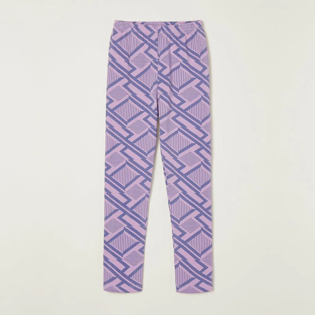 Legging Lavender Mist Geo Print