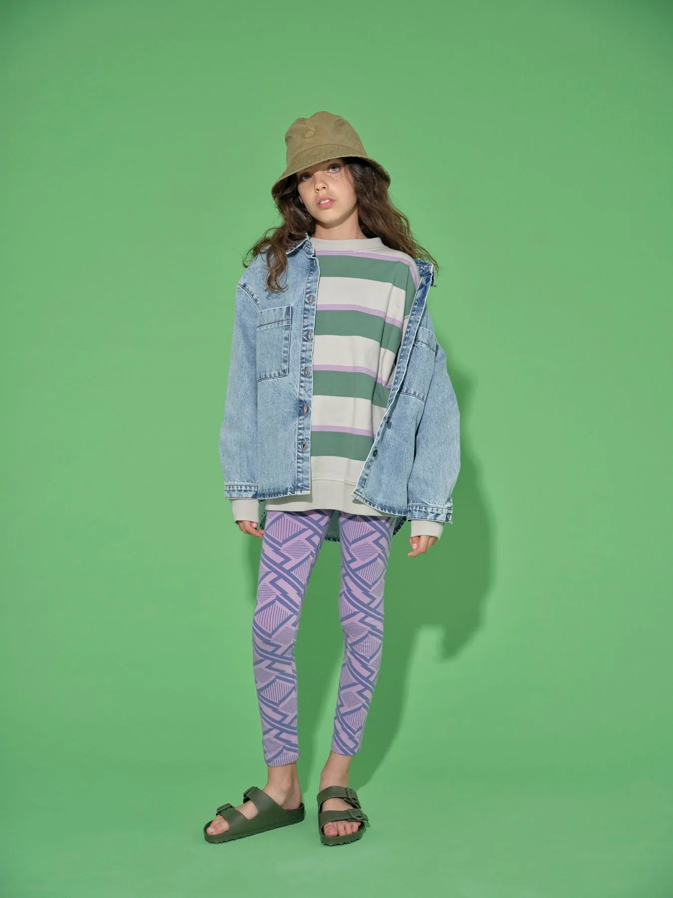 Legging Lavender Mist Geo Print