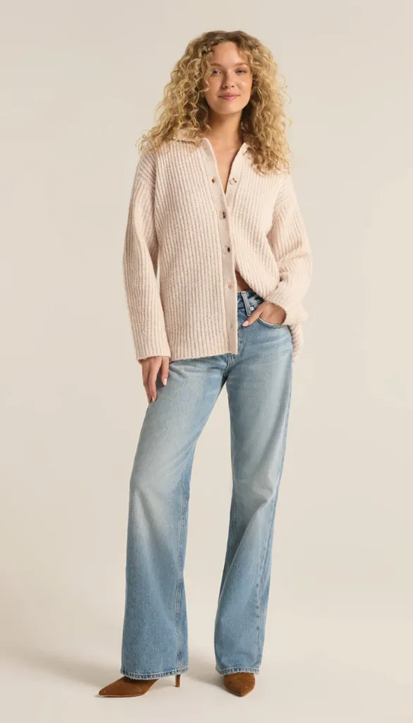 Lennie Button Up Sweater