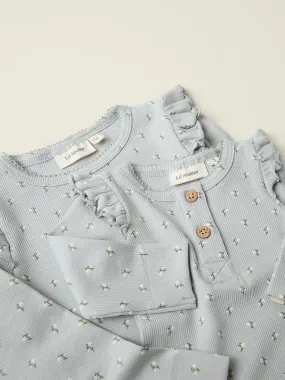 Lil' Atelier Baby GAGO KYA LS SLIM BODY - Mirage Gray Snow Drop