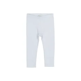 Lil Leggs Light Blue Ribbed Leggings