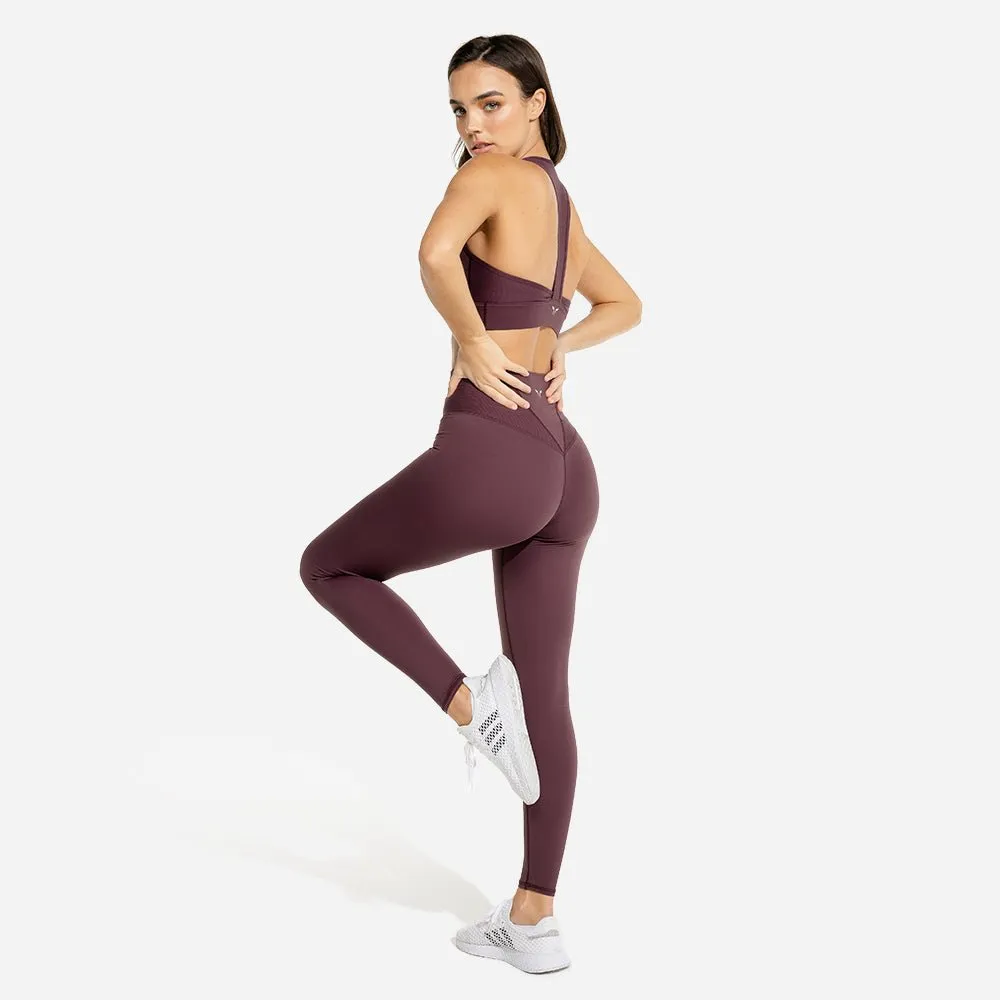 Limitless Plush Leggings - Mulberry