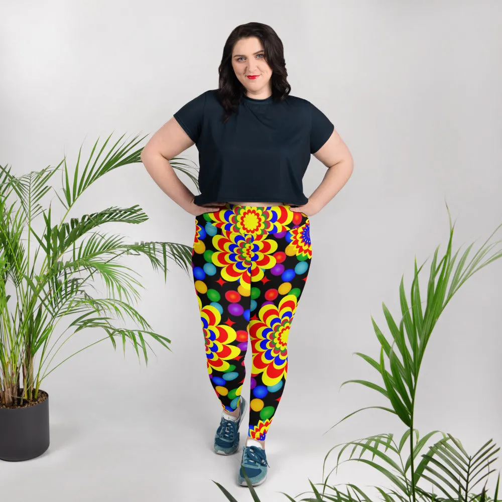 Luxury pattern All-Over Print Plus Size Leggings bottom