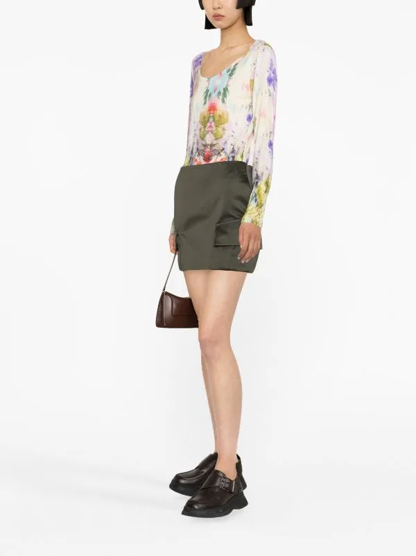 Mars Jersey Top - Kaleidoscope Pink