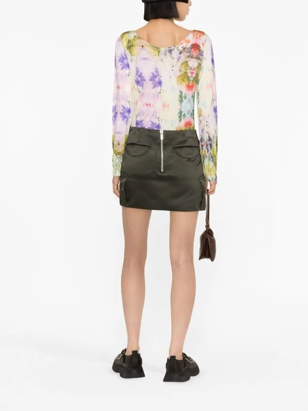 Mars Jersey Top - Kaleidoscope Pink