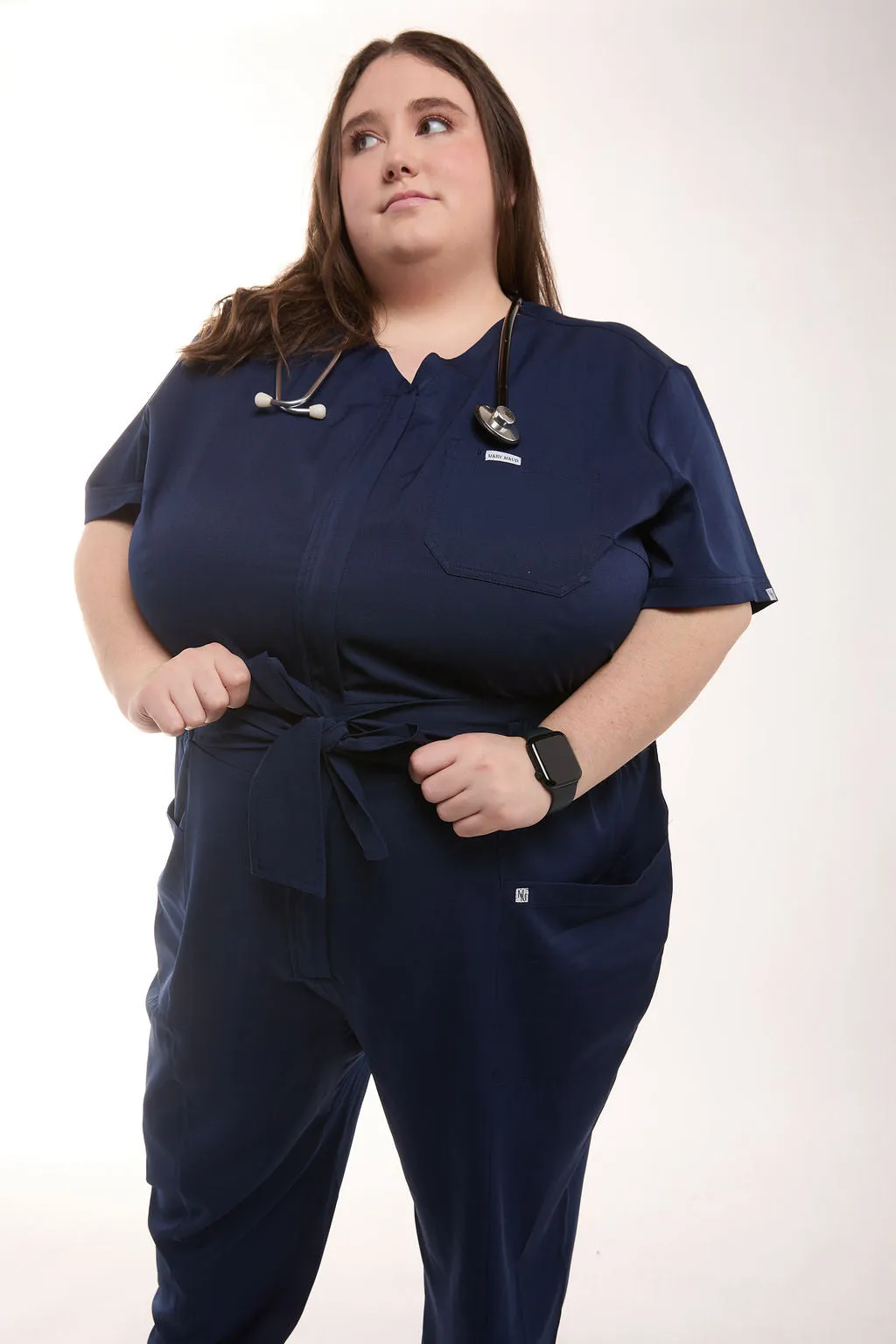 Mary K Five Pocket Jumpsuit Scrub