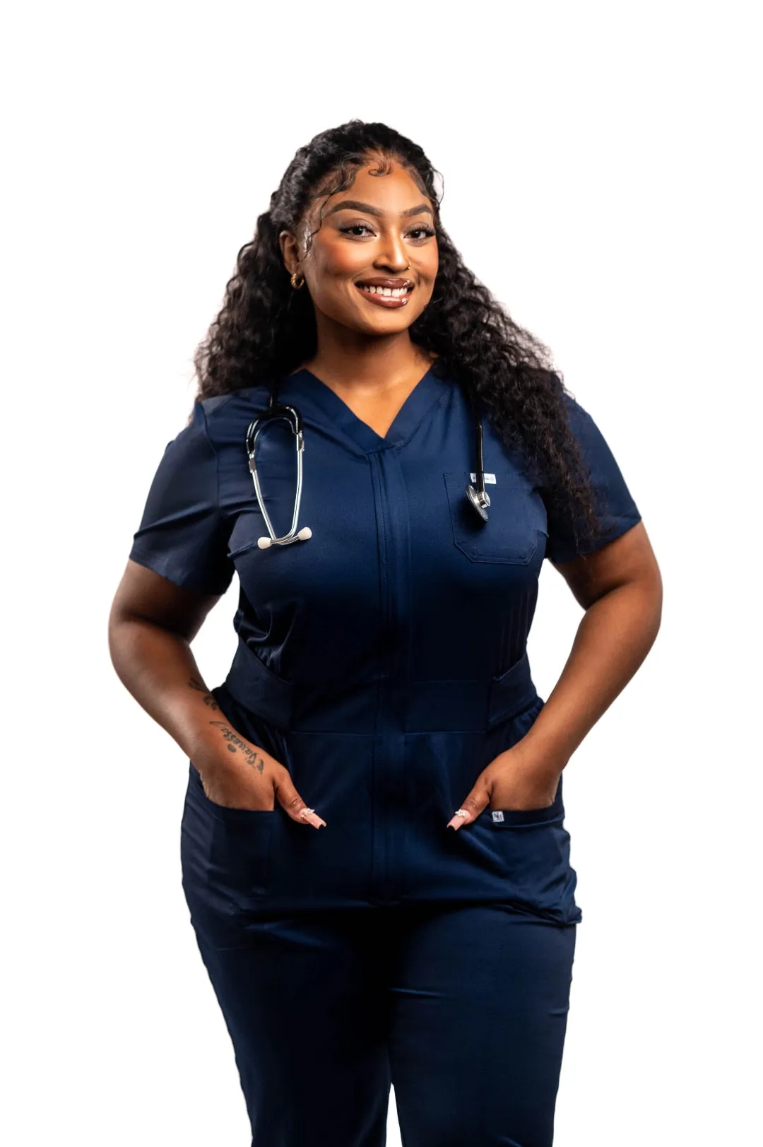 Mary K Five Pocket Jumpsuit Scrub