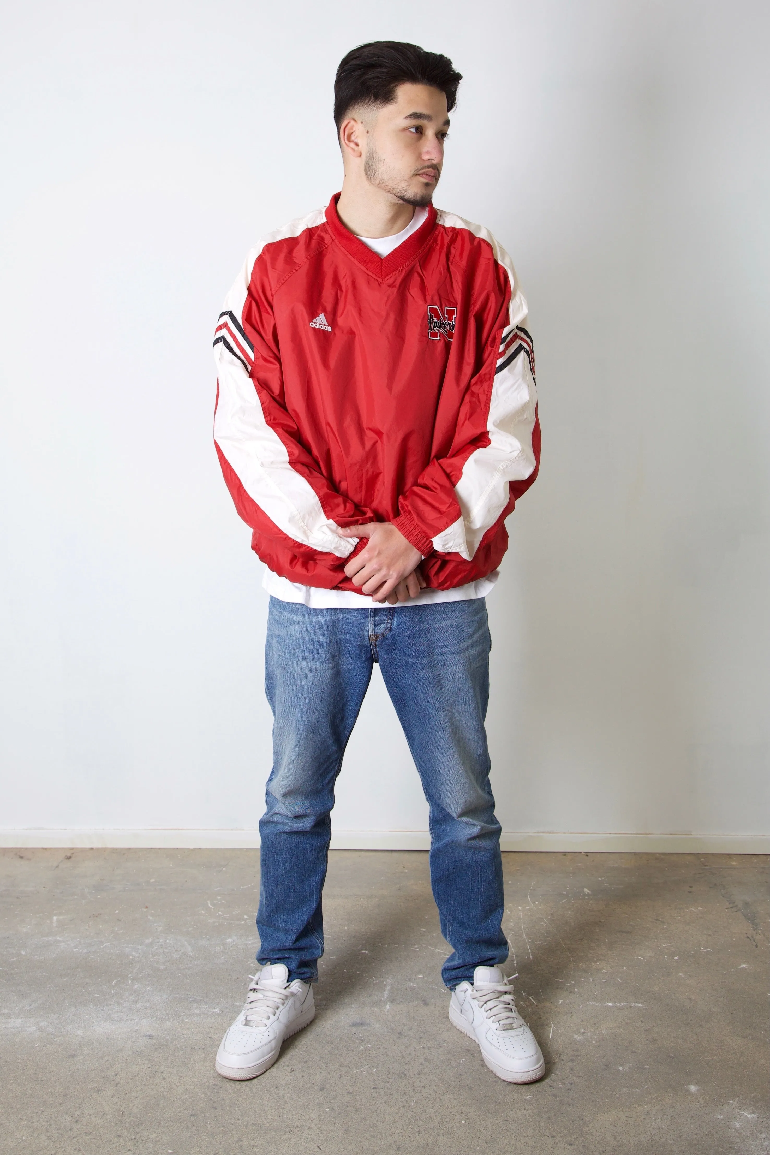 Nebraska Huskers Adidas Pullover Jacket