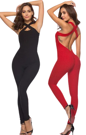 One Piece Sport Clothing Backless Sport Suit Workout Jumpsuit