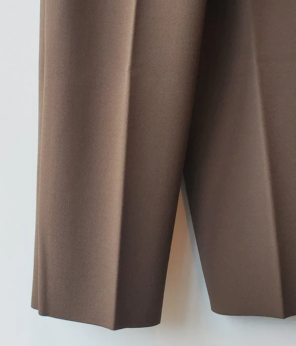 PHEENY/AMUNZEN HIGH WAIST TAPERED PANTS(KHAKI)