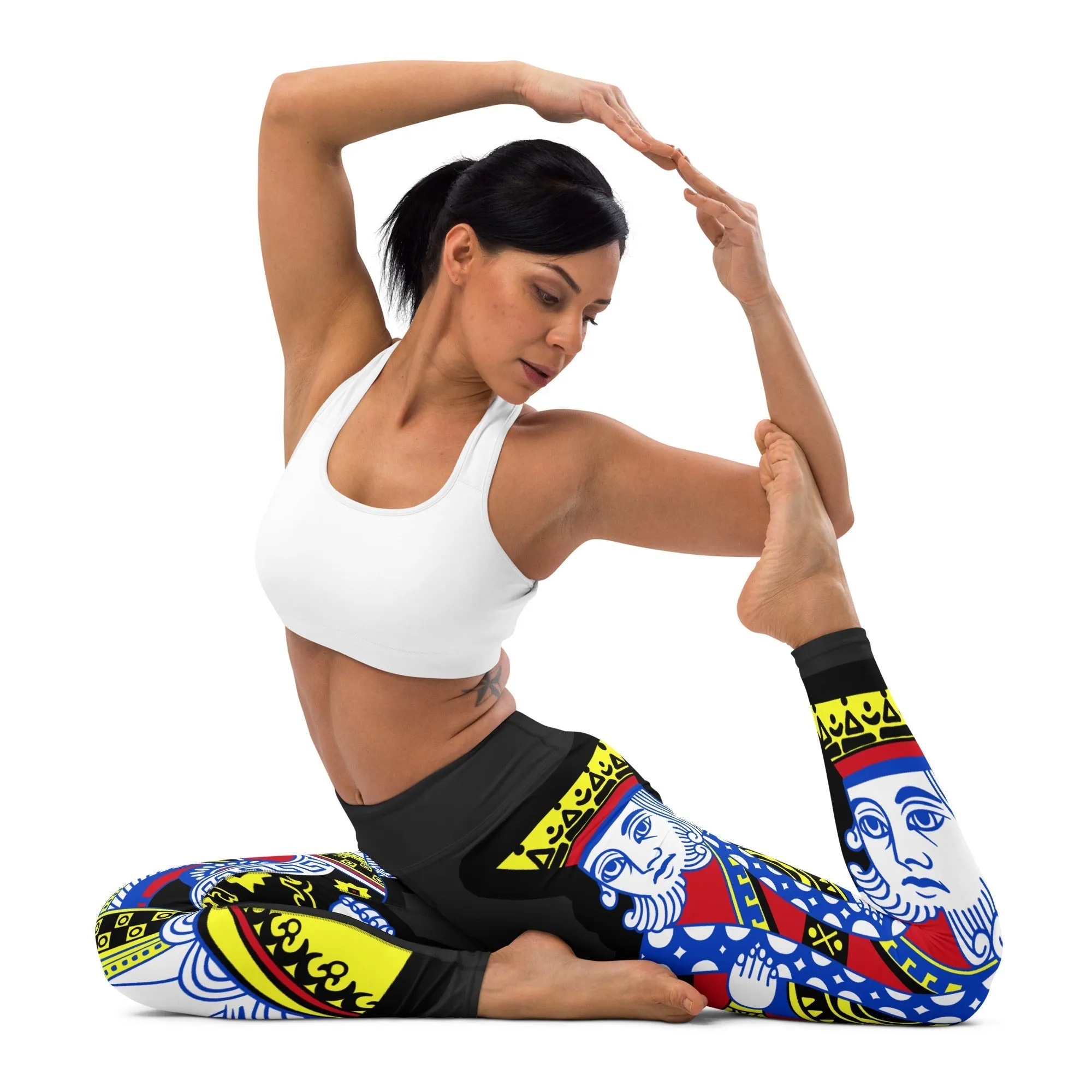 Playing Cards Yoga Leggings