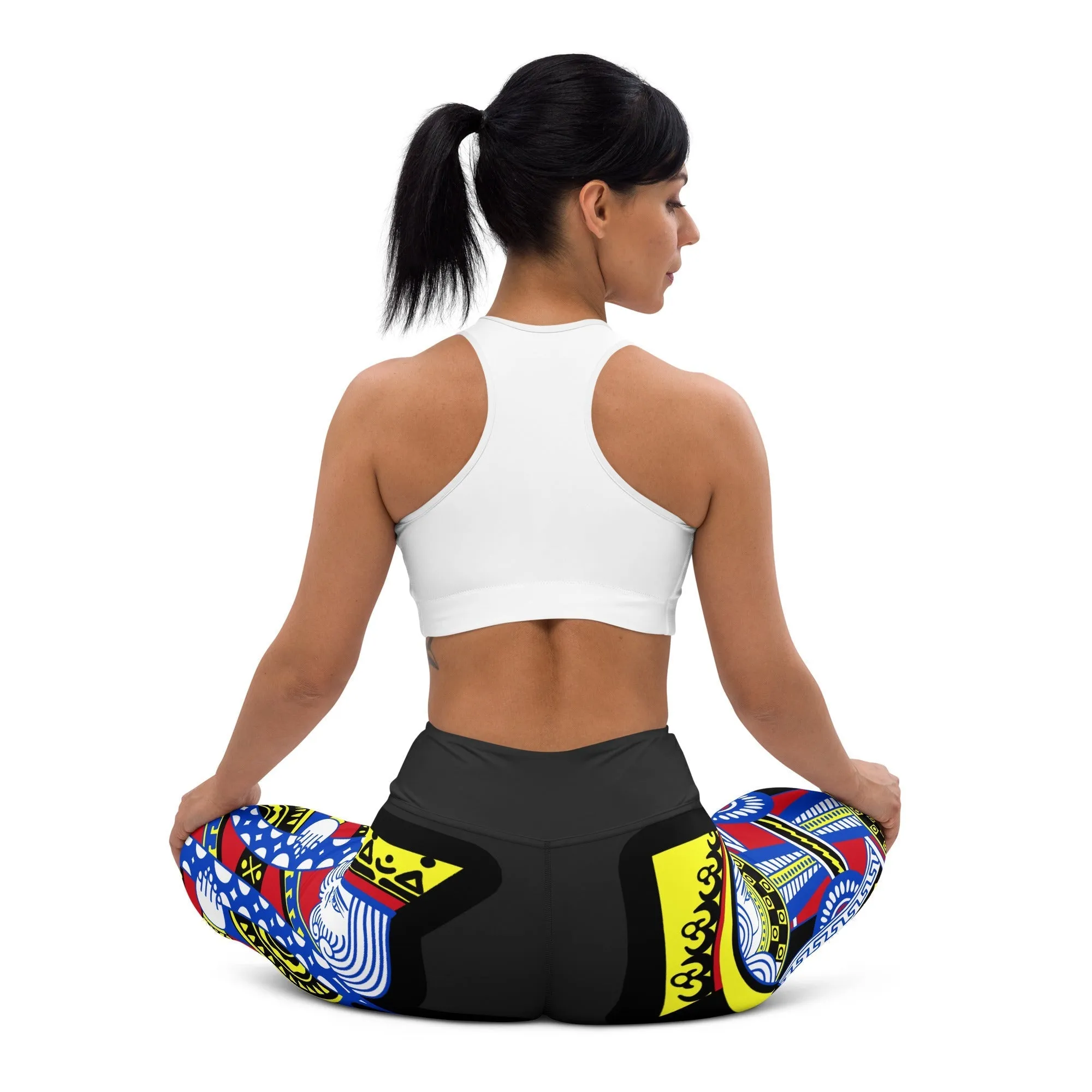Playing Cards Yoga Leggings
