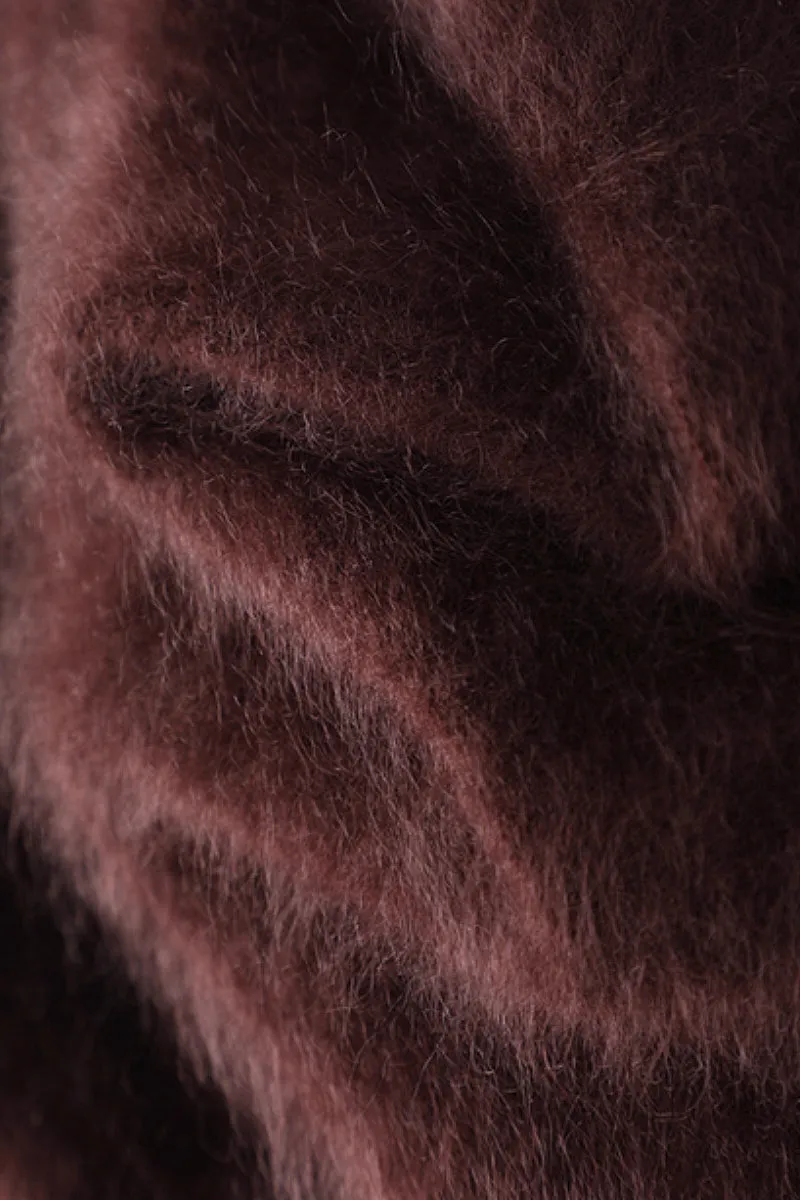 Pure Brushed Cashmere Hoodie Sweater