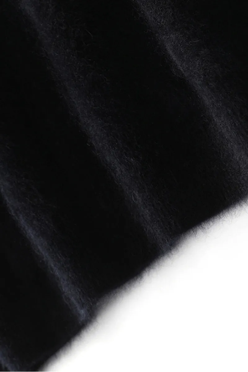 Pure Brushed Cashmere Hoodie Sweater