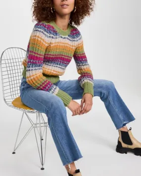 "Inset Puff Sleeve" Sweater