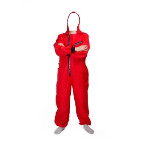 Red Paper Agent Jumpsuit Costume
