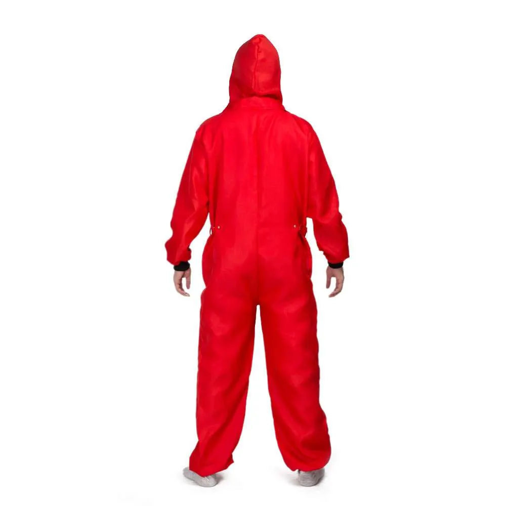 Red Paper Agent Jumpsuit Costume