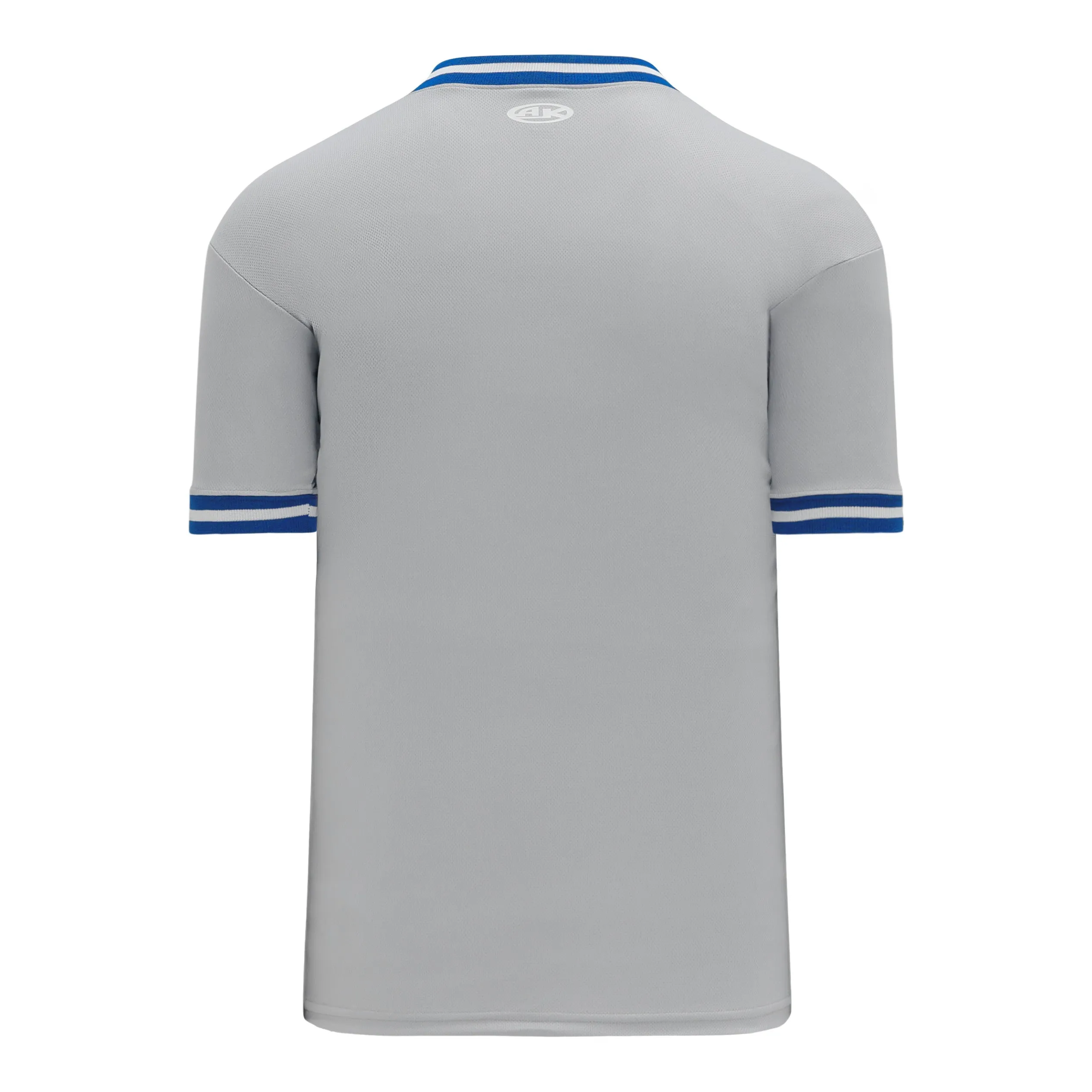 Retro V-Neck Dry Flex Pullover Grey-Royal Jersey