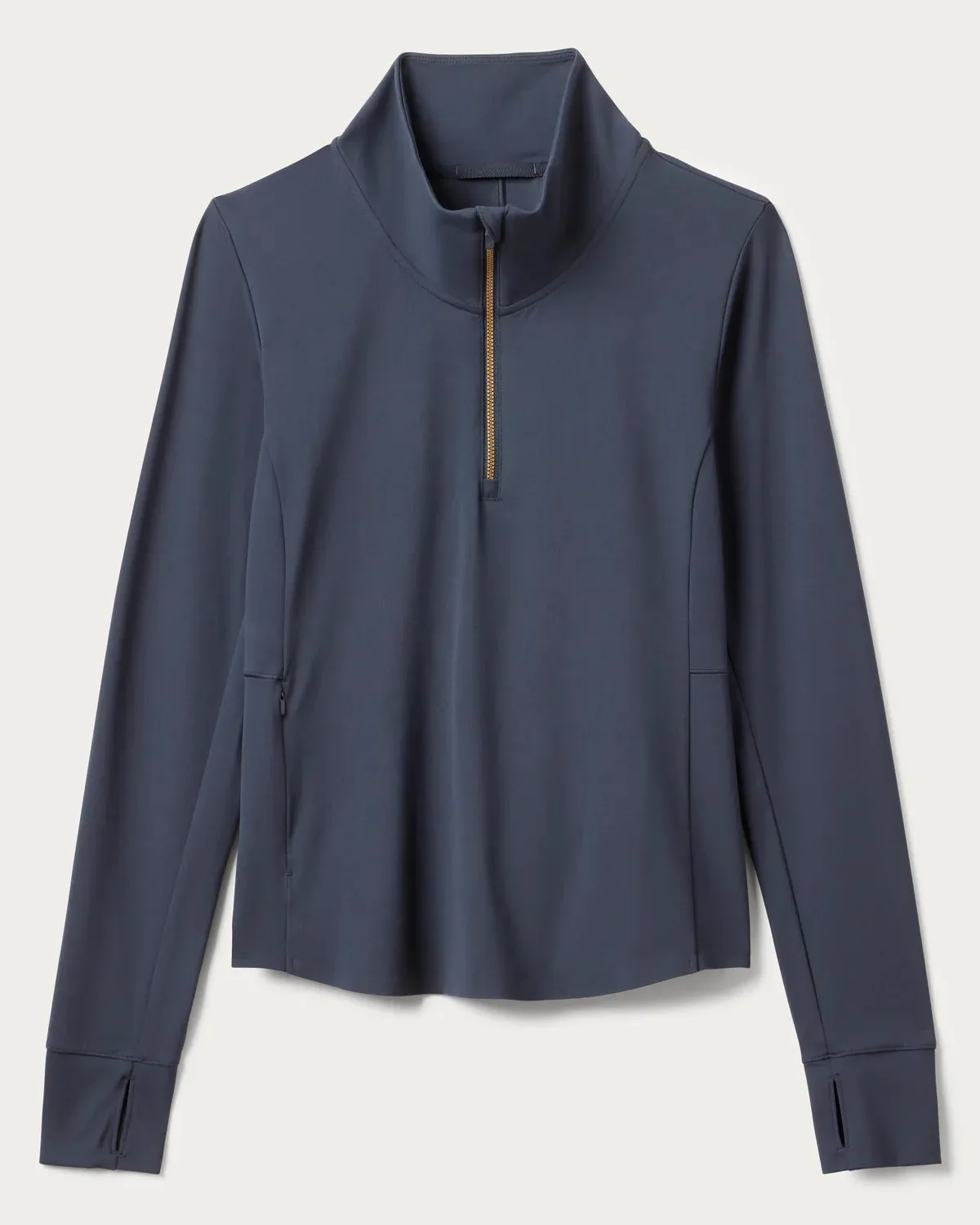 Rhone Women's Course To Court 1/4 Zip Pullover - Navy Blue