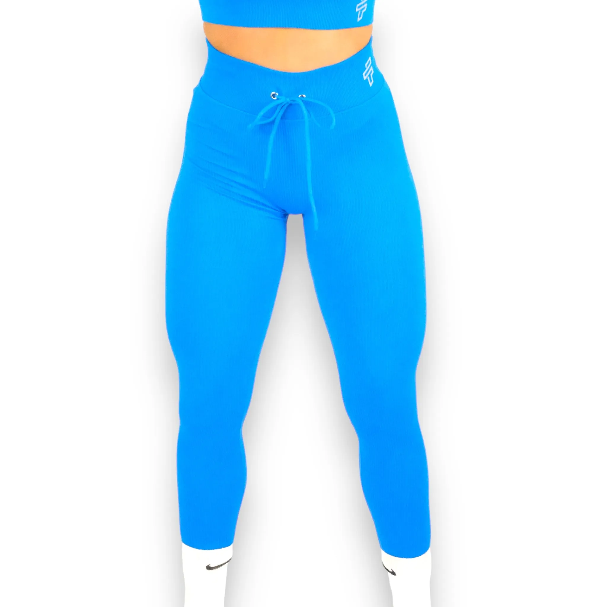 Royal Blue Ribbed Leggings