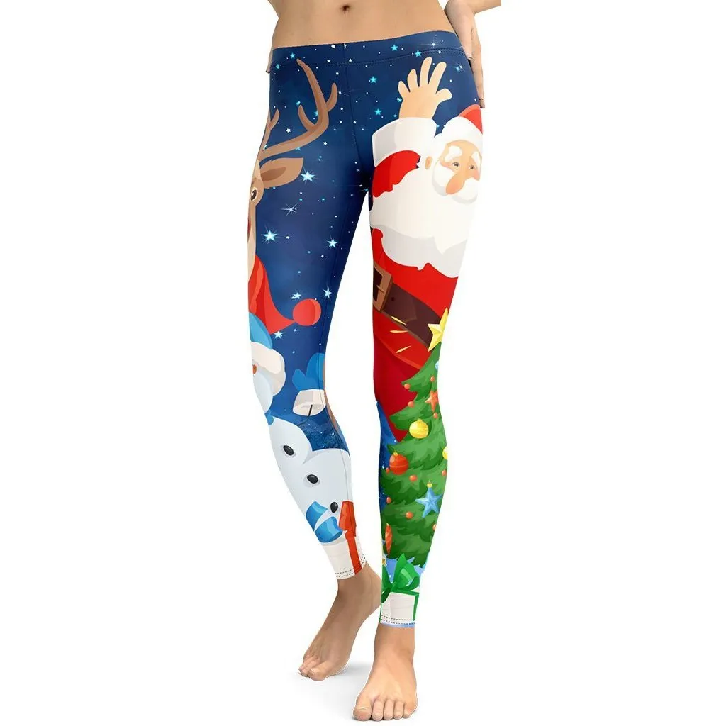 Santa Leggings