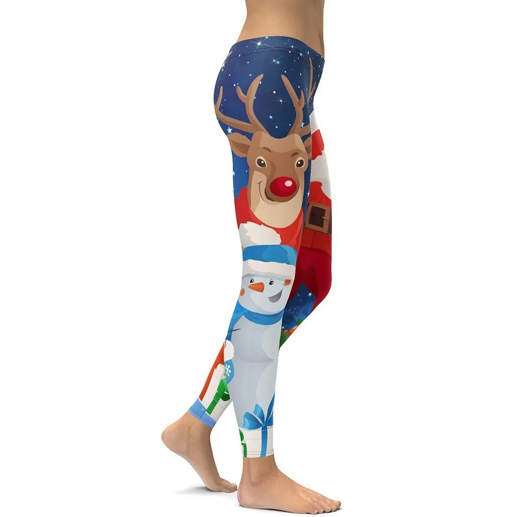 Santa Leggings
