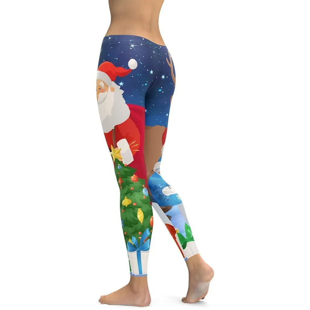 Santa Leggings