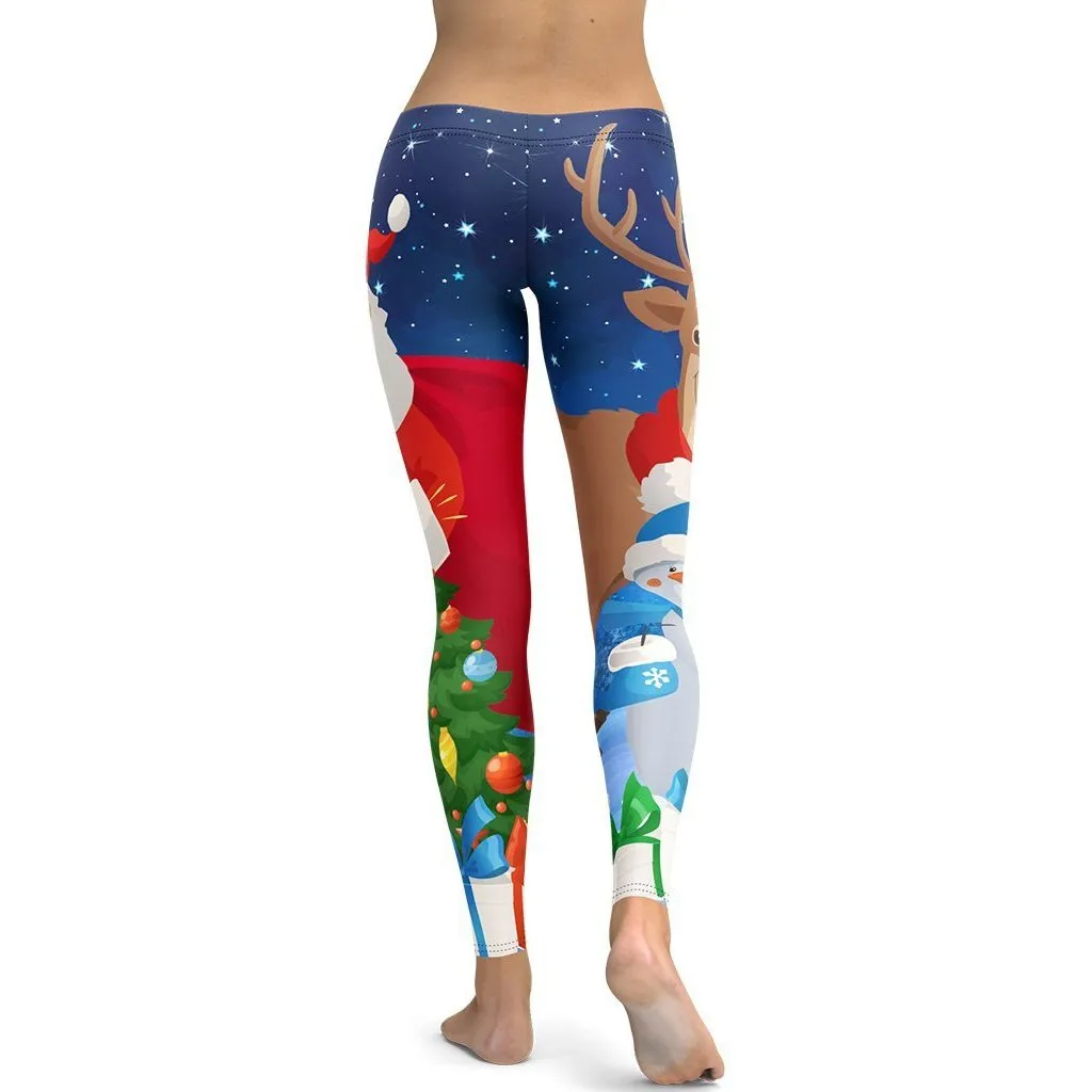 Santa Leggings