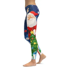 Santa Leggings