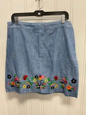 Skirt Midi By Talbots In Blue, Size:14P