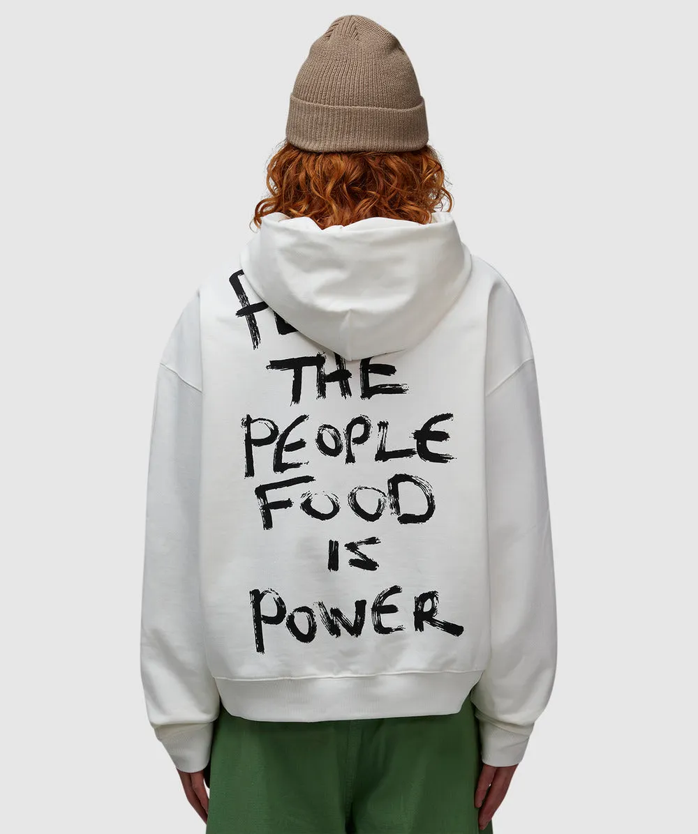 Sky High Farm Ally Bo Firework Hoodie White