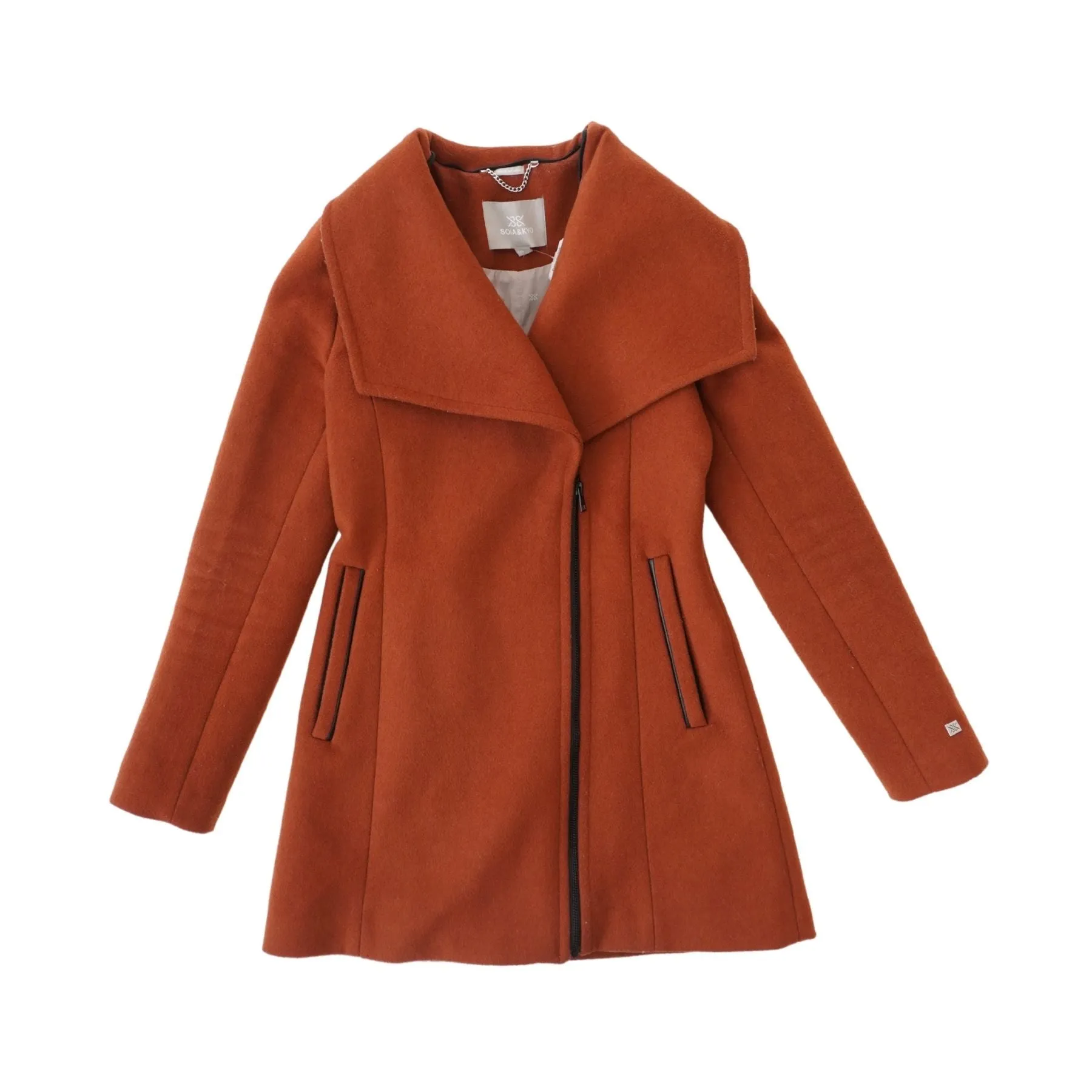 Soia & Kyo Convertible Wool Coat - Women's XXS