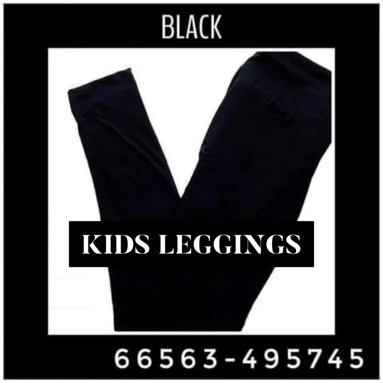 Solid Leggings: Solid Caviar Black