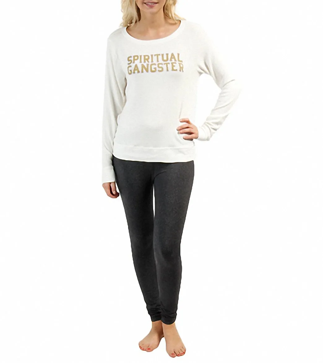 Spiritual Gangster SG Varsity Savasana Pullover