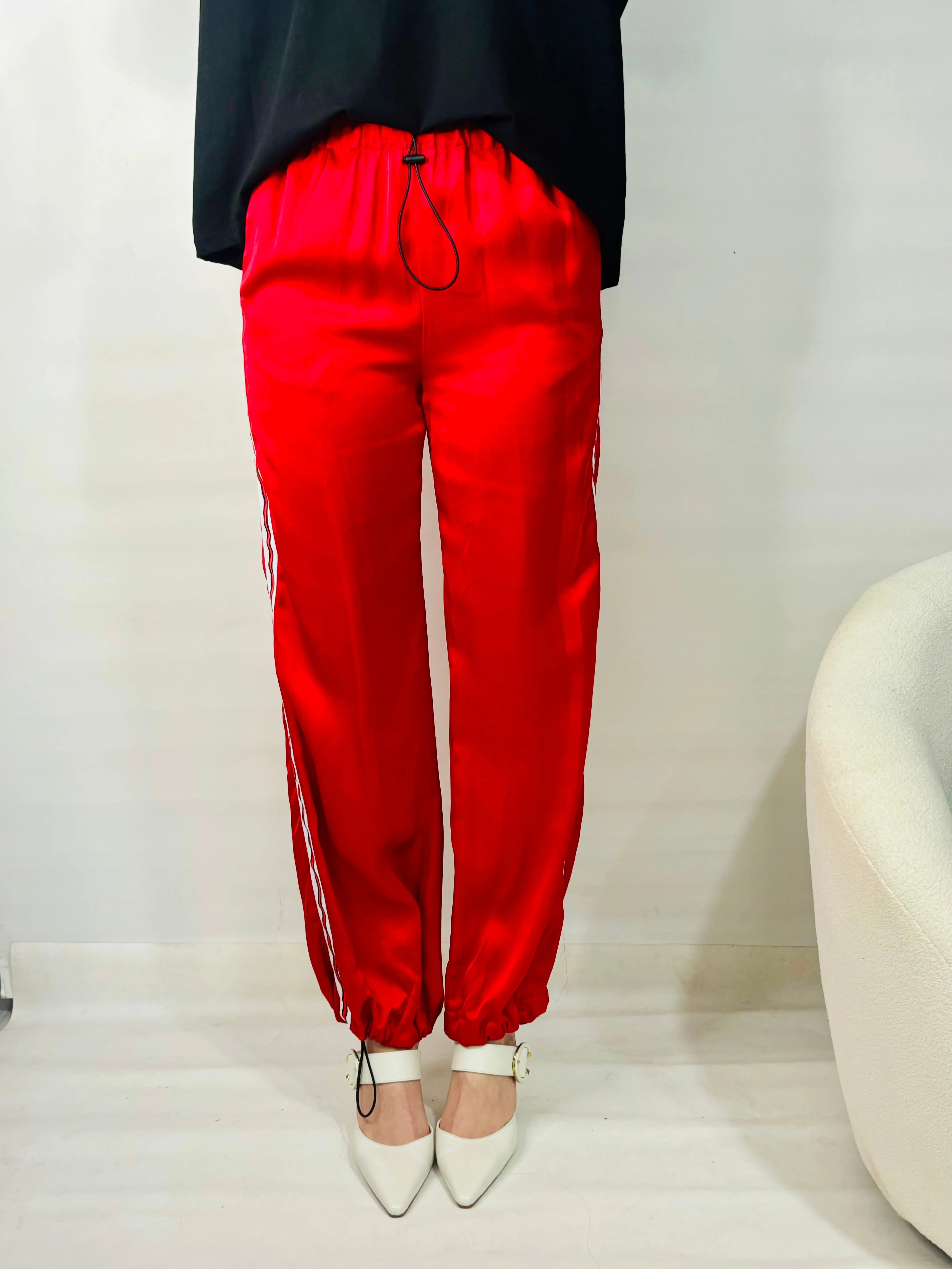 Sweatpants with an elastic band