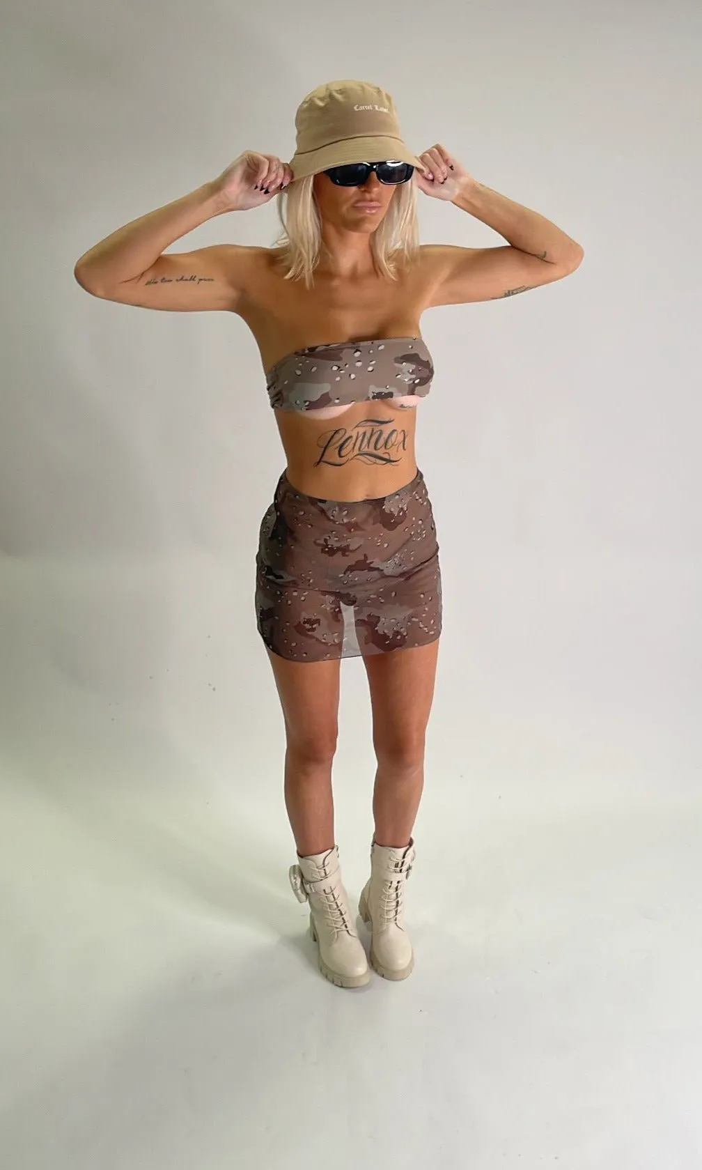 The Sargent Tube Skirt - Brown