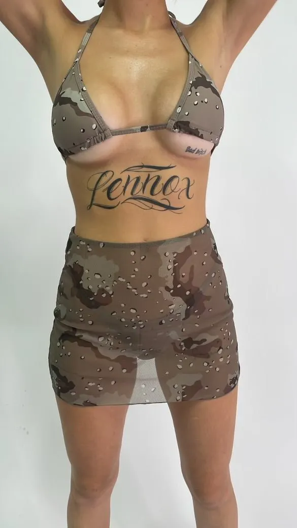 The Sargent Tube Skirt - Brown