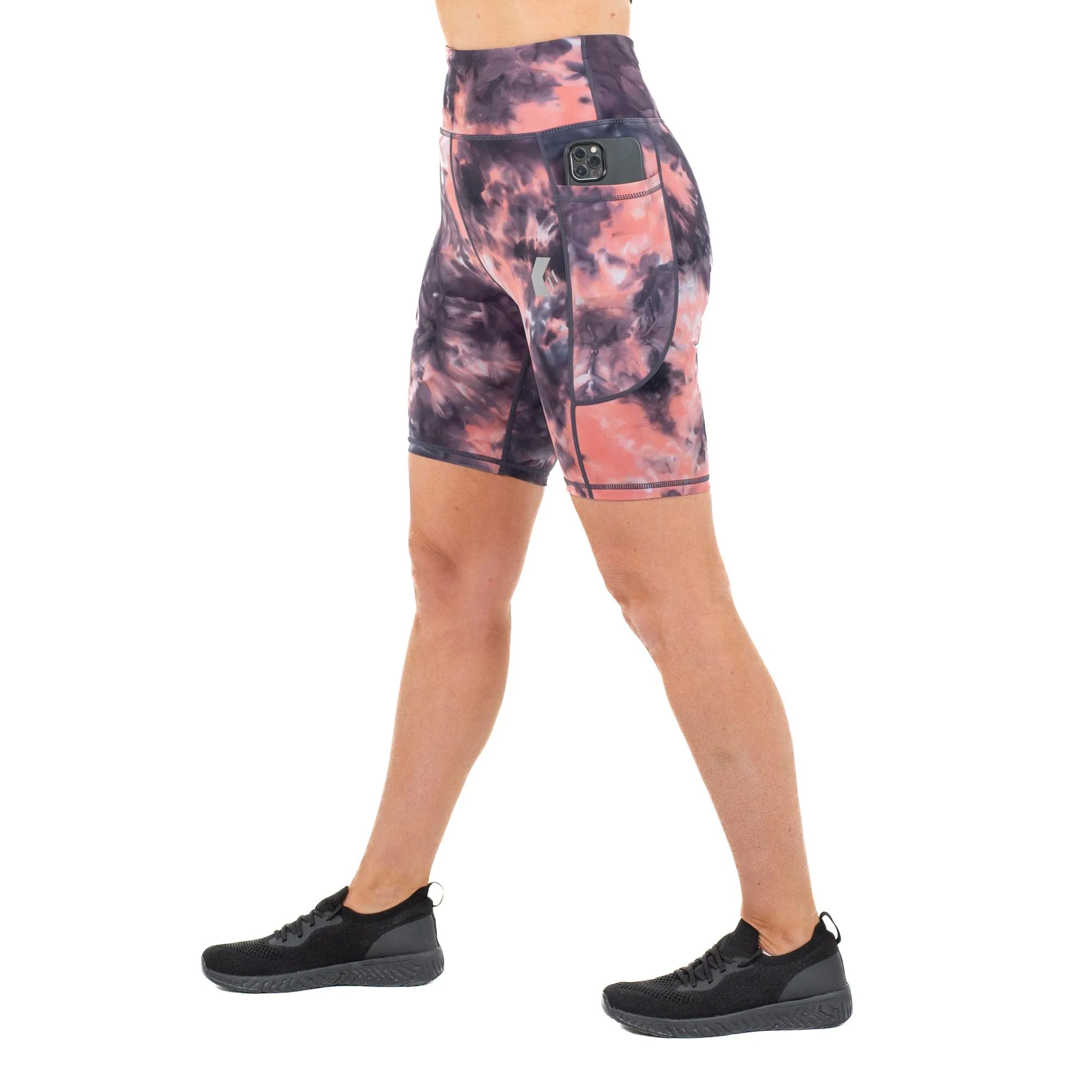 Tie Dye Shorts Amethyst/Rose