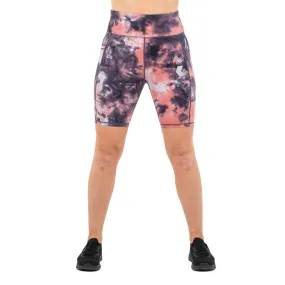Tie Dye Shorts Amethyst/Rose
