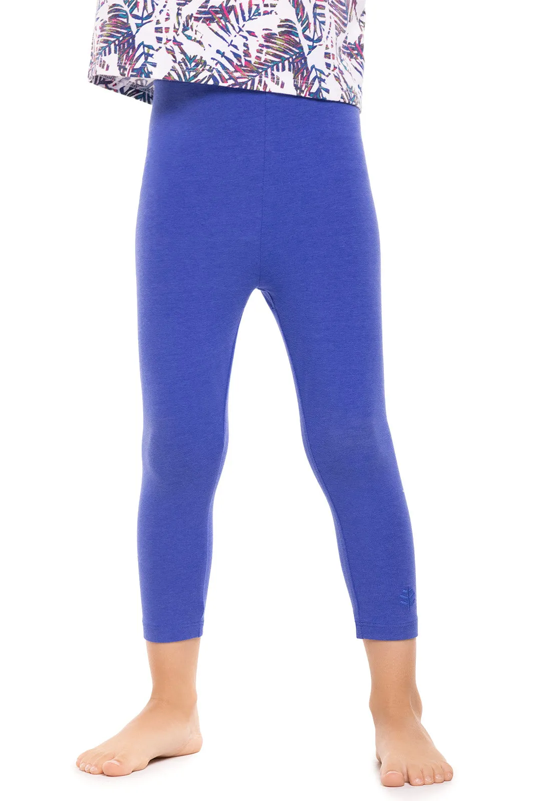 Toddler Monterey Summer Leggings  |  Baja Blue