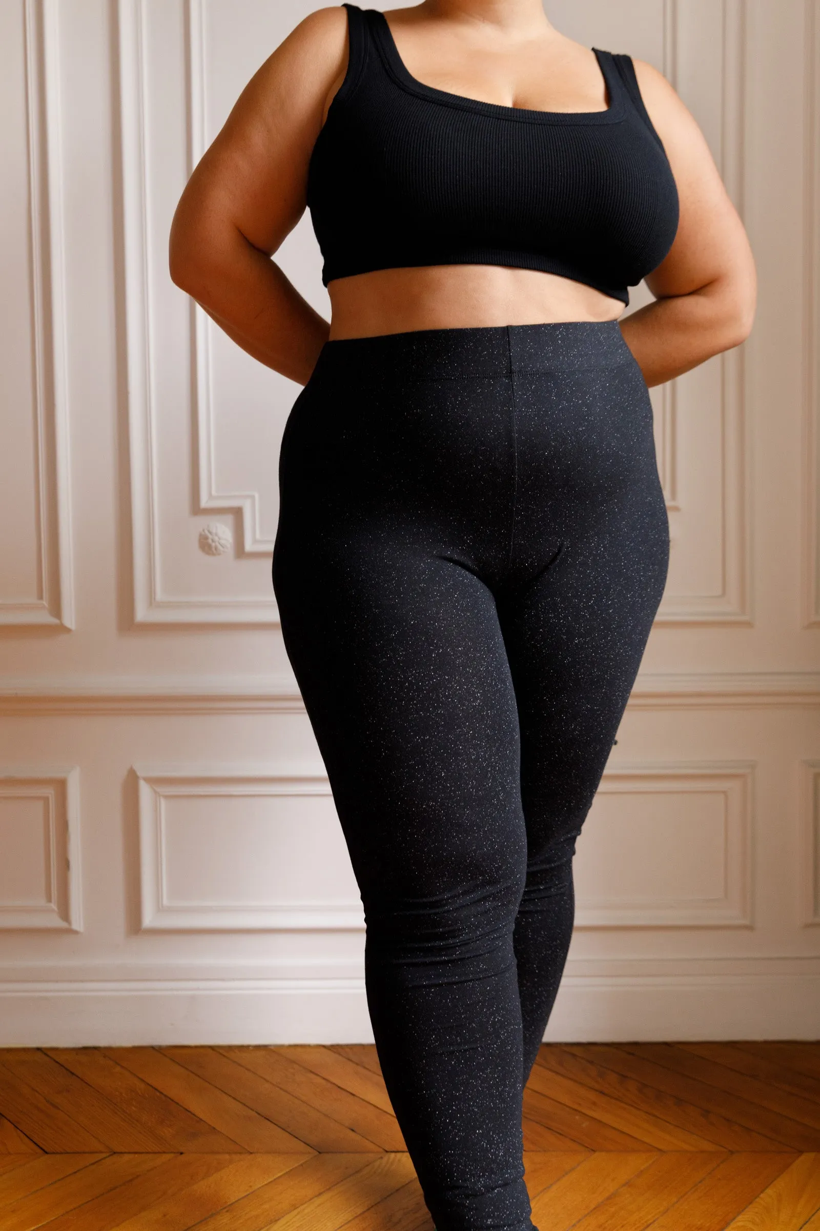 Top & Leggings - Noir