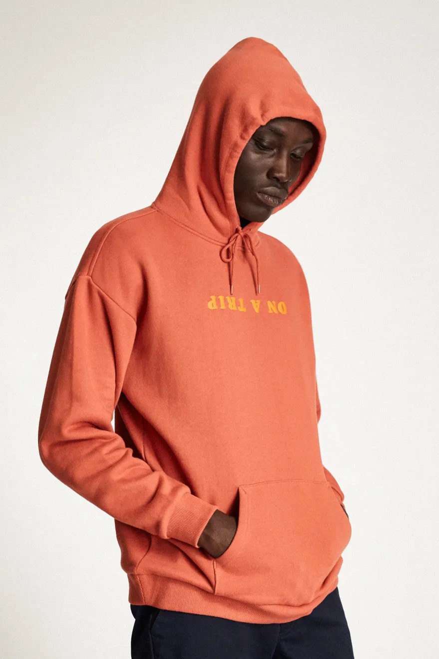 Trippin Hood Fleece - Coral