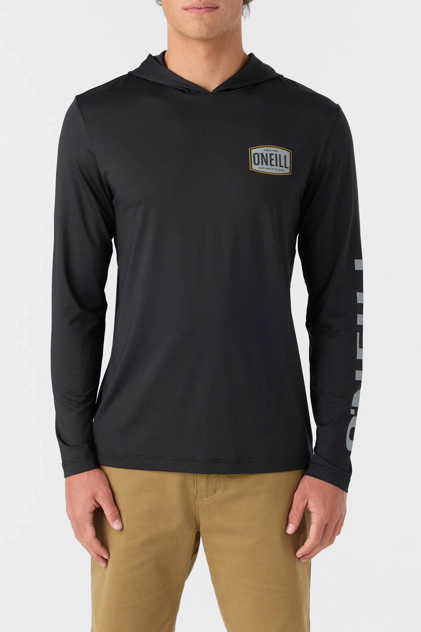 TRVLR UPF HOODED SNAP LONG SLEEVE PULLOVER