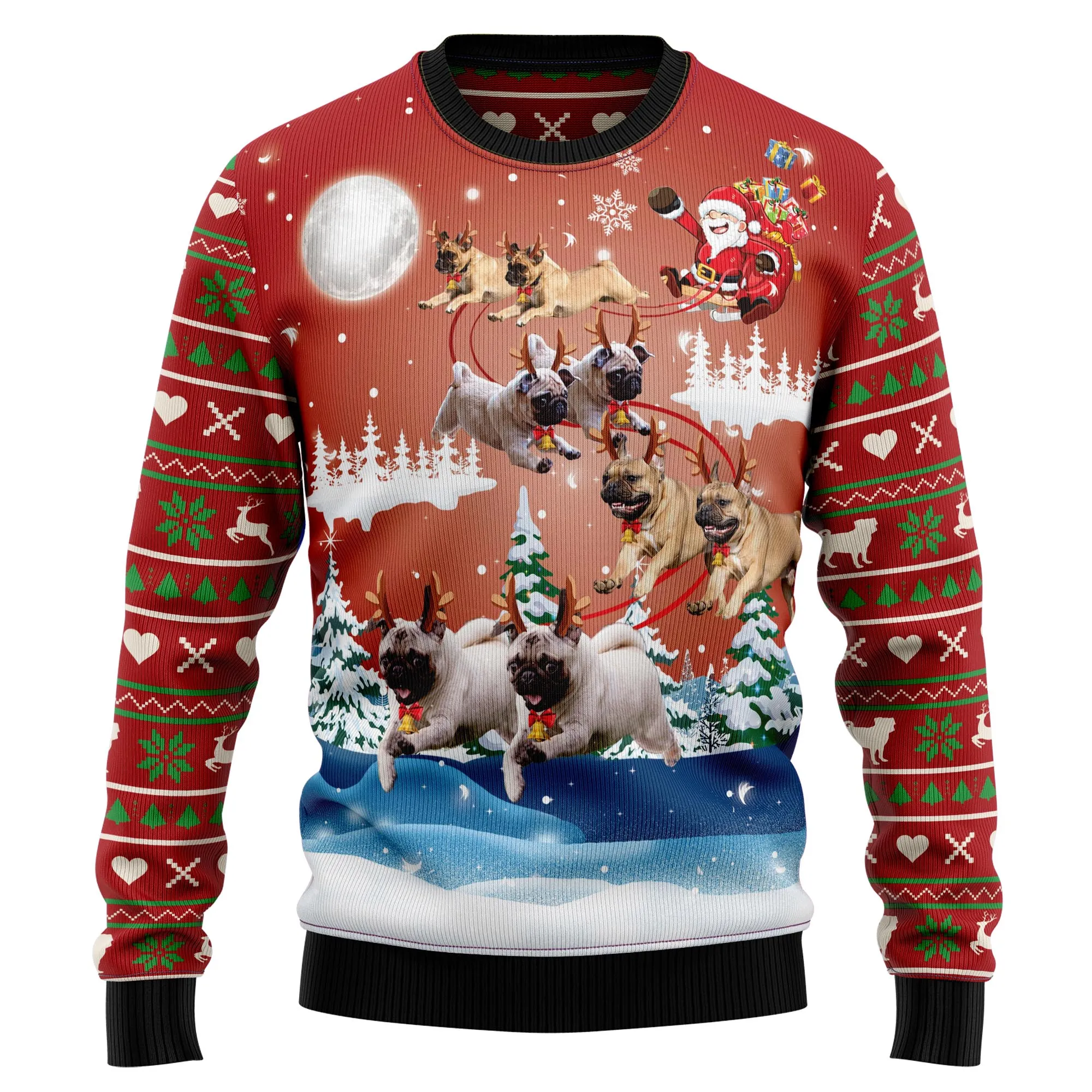 Ugly Christmas Sweater JulesRoche | All-Over Print | Warm & Comfy