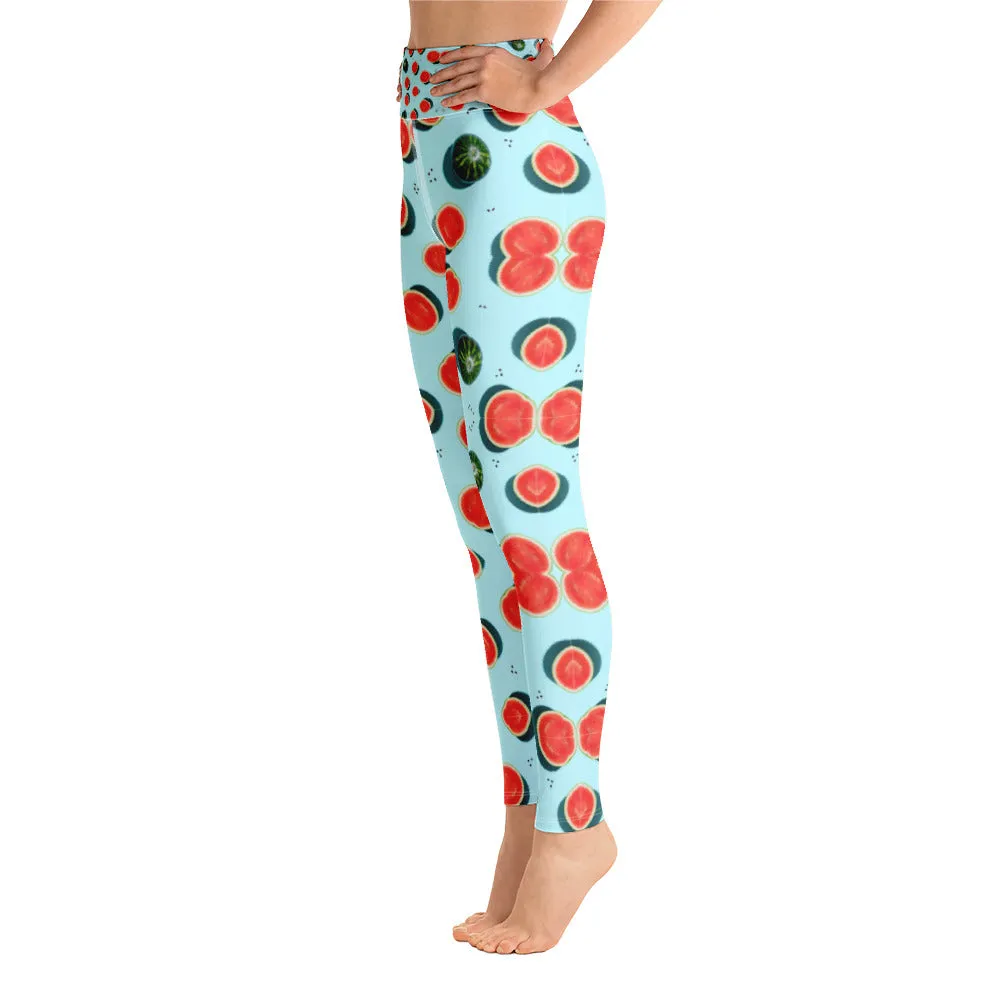 Watermelon Yoga Leggings