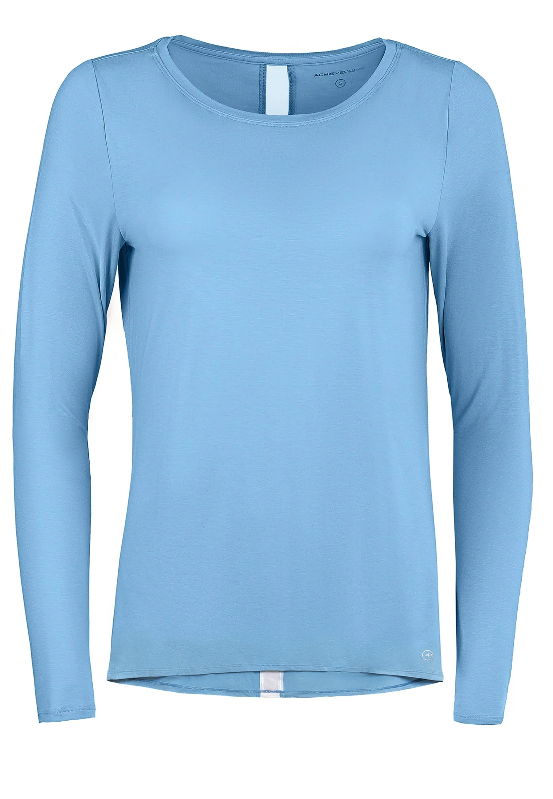 Wave Long Sleeve Top - Dusty Baby Blue