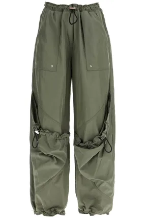 Wide-Leg Military Pants