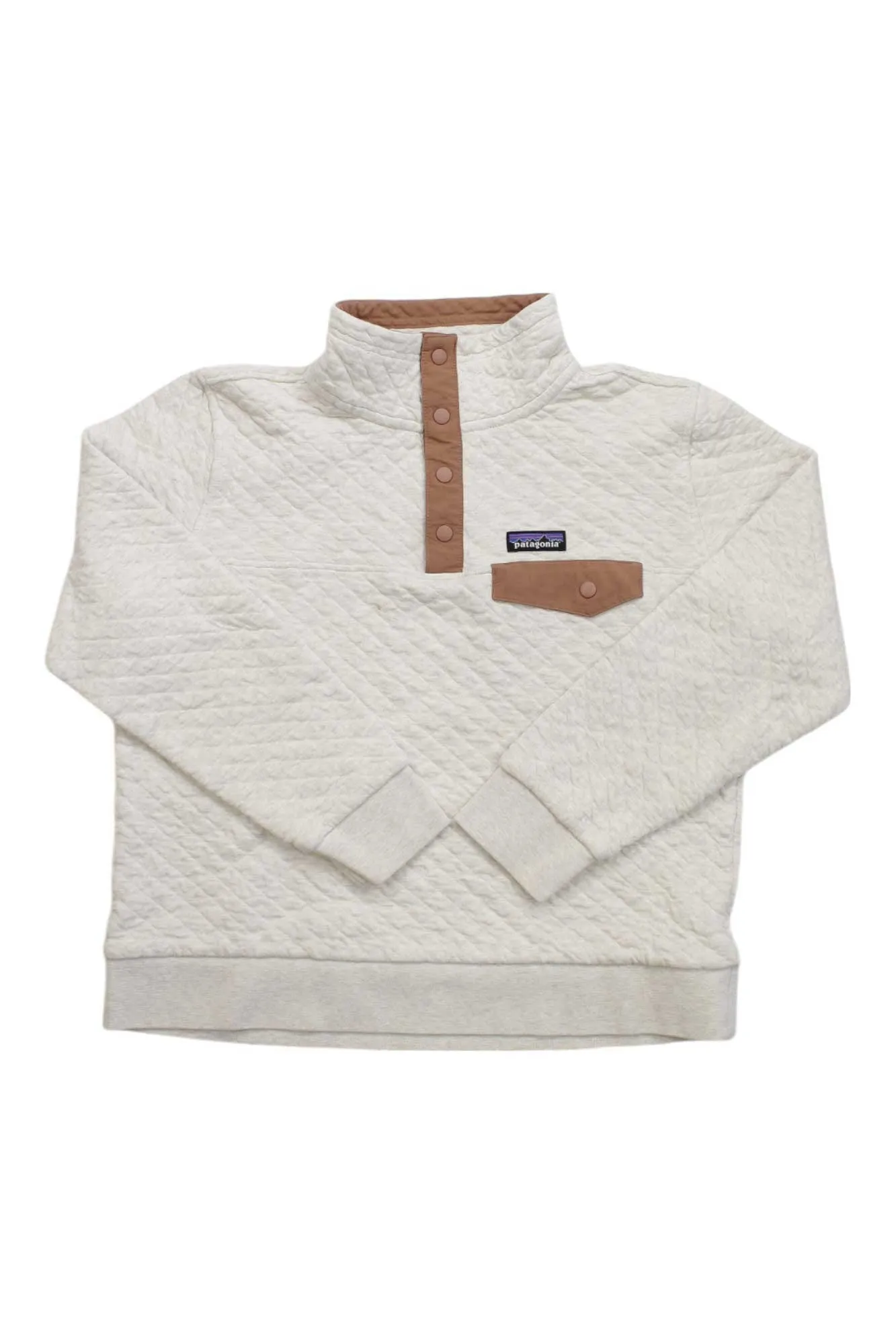 Womens Organic Cotton Quilt Snap-T Pullover