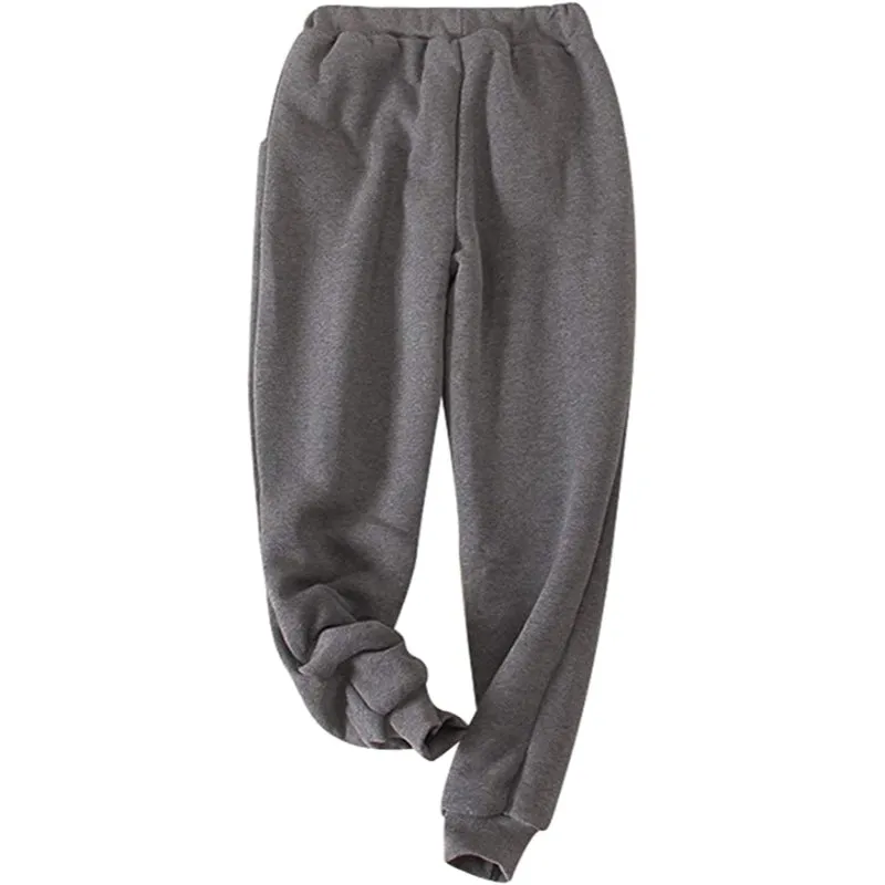 Women's Winter Fleece Sweatpants Running Active Thermal Sherpa Lined Jogger Pants With Candy Colors