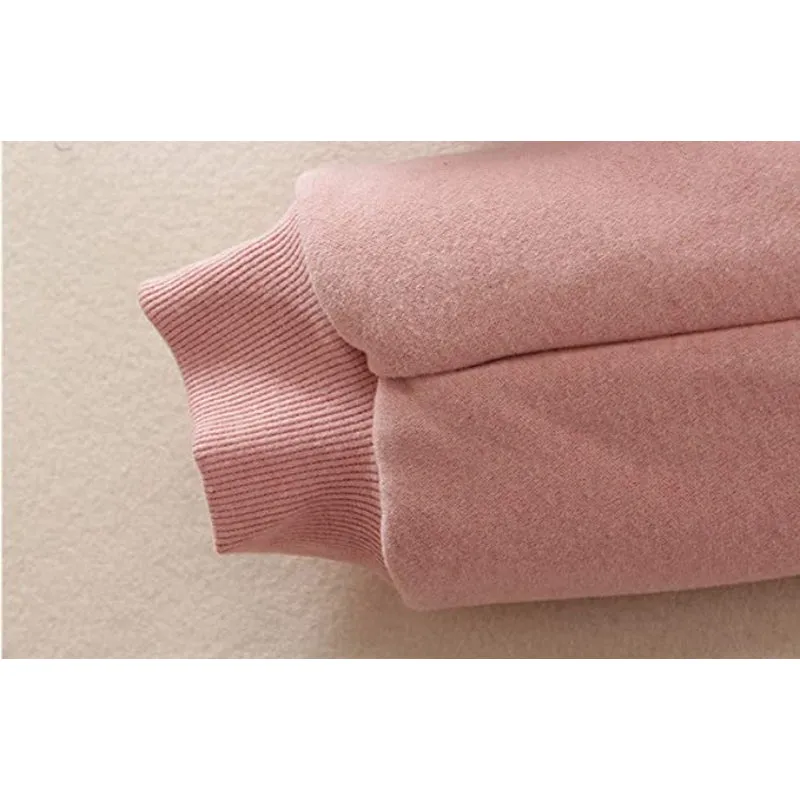Women's Winter Fleece Sweatpants Running Active Thermal Sherpa Lined Jogger Pants With Candy Colors